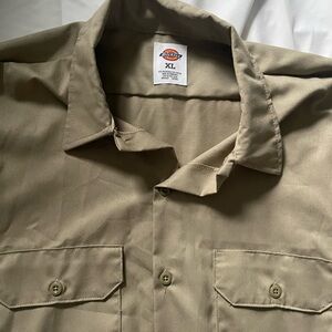 dickies button down long sleeve